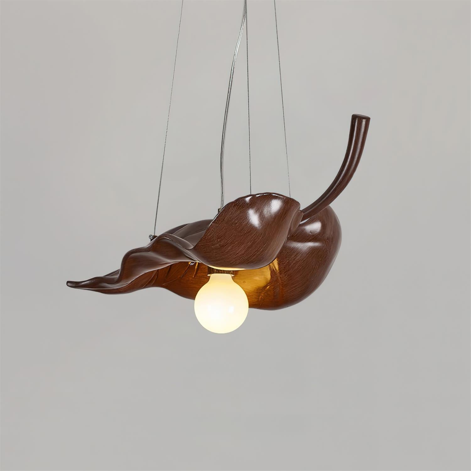 Maple Leaf Pendant Lamp Resin Organic Elegance - Letslighting