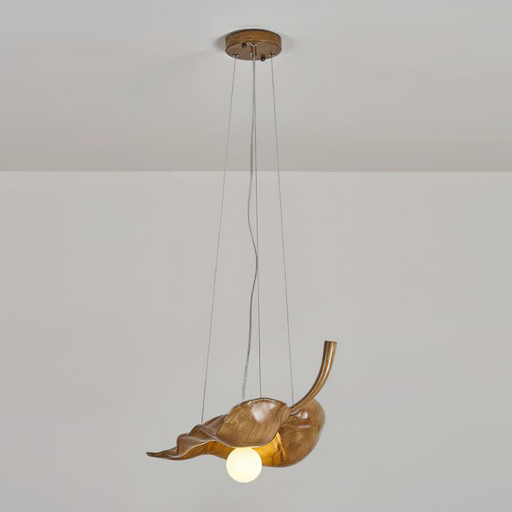 Maple Leaf Pendant Lamp Resin Organic Elegance - Letslighting