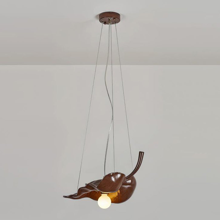 Maple Leaf Pendant Lamp Resin Organic Elegance - Letslighting