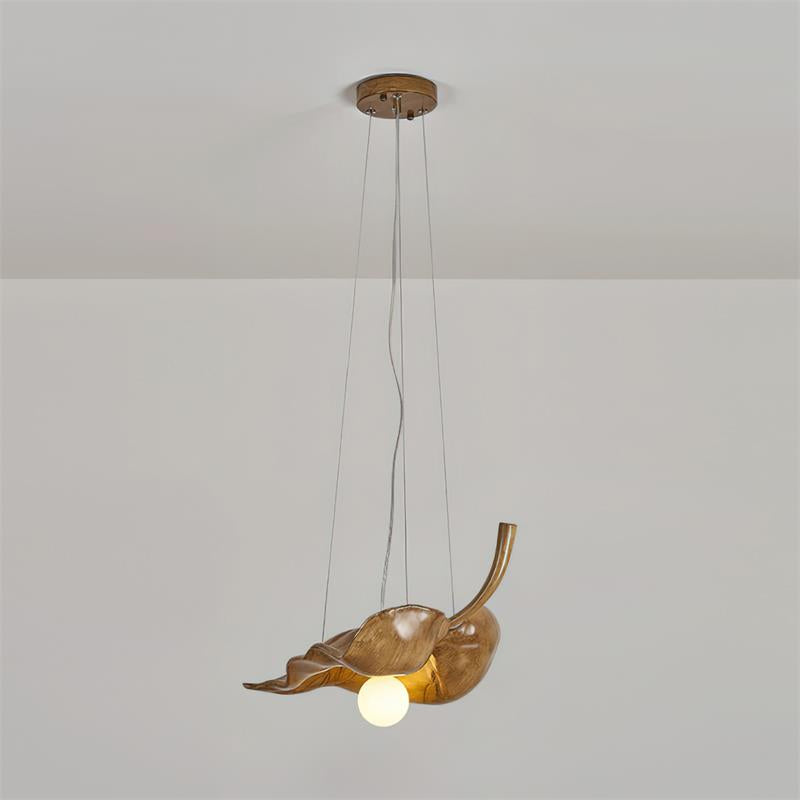Maple Leaf Pendant Lamp Resin Organic Elegance - Letslighting