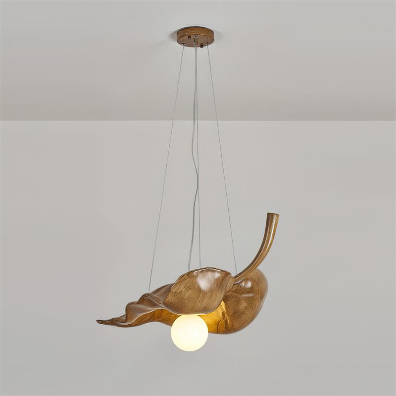 Maple Leaf Pendant Lamp Resin Organic Elegance - Letslighting