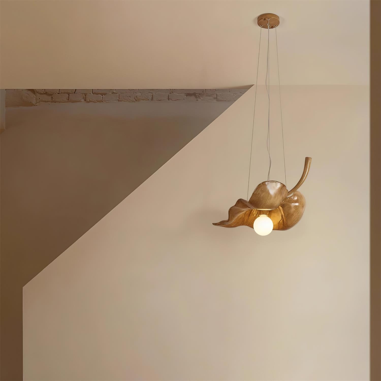 Maple Leaf Pendant Lamp Resin Organic Elegance - Letslighting