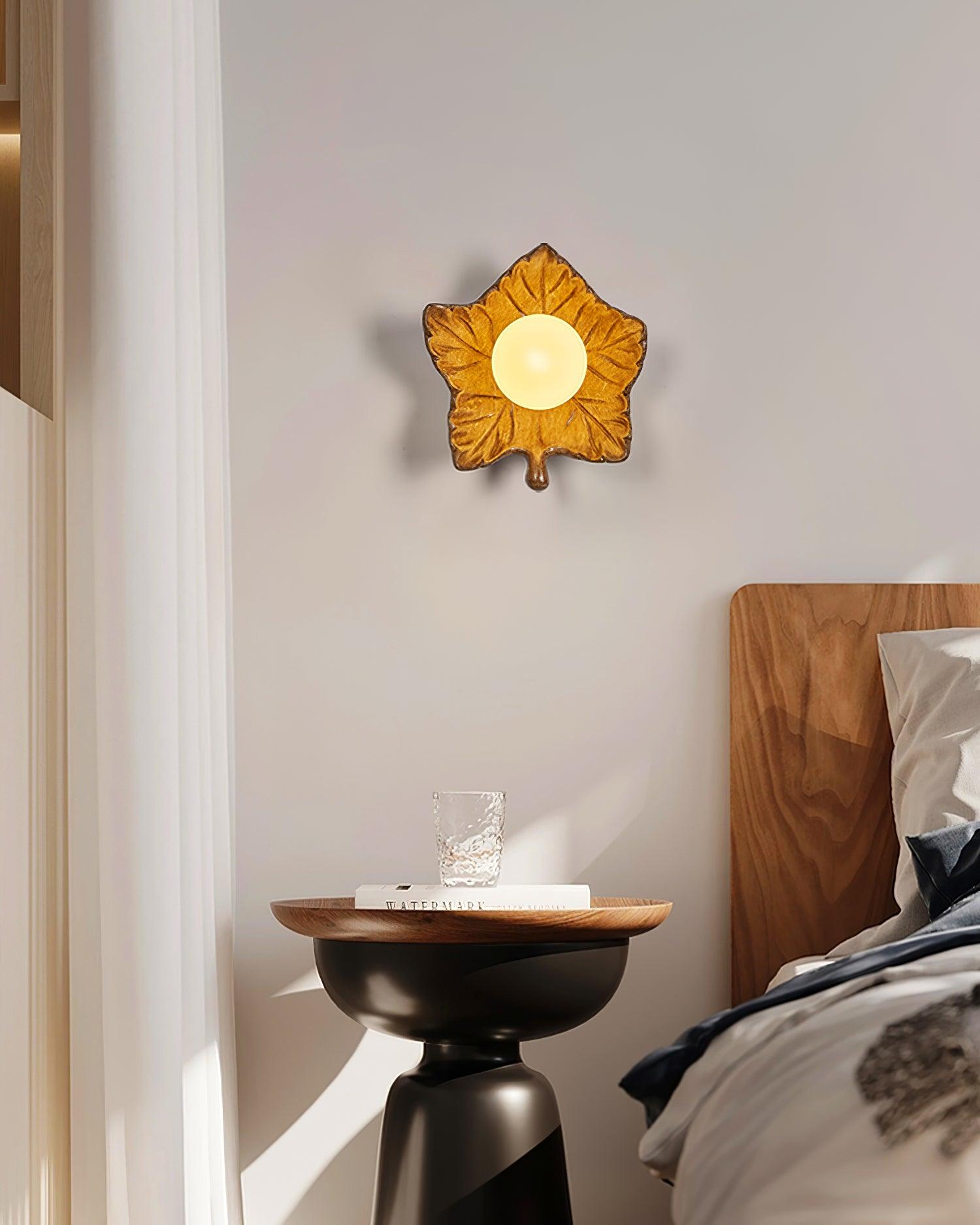 Maple Leaf Wall Light Elegant Organic - Letslighting