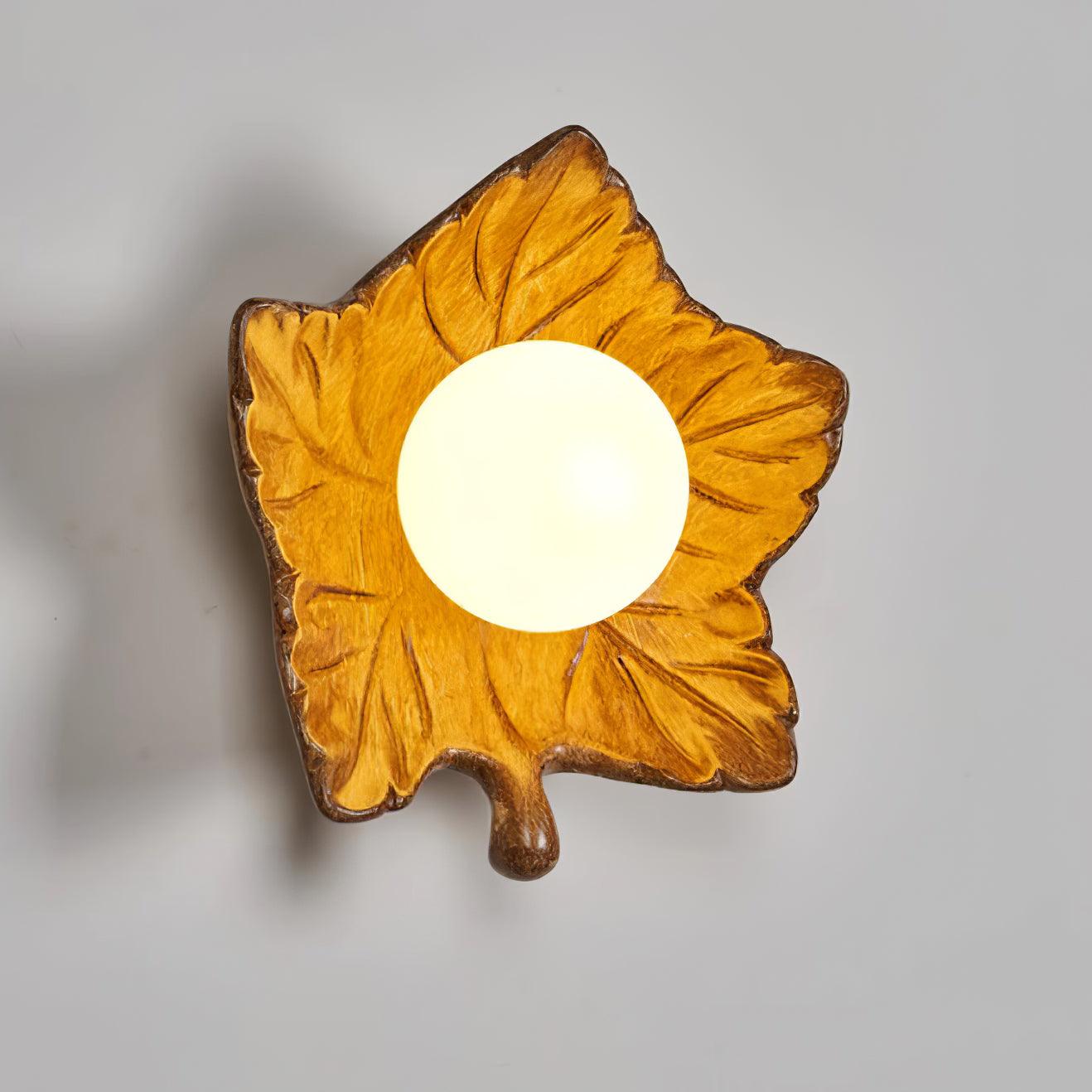 Maple Leaf Wall Light Elegant Organic - Letslighting