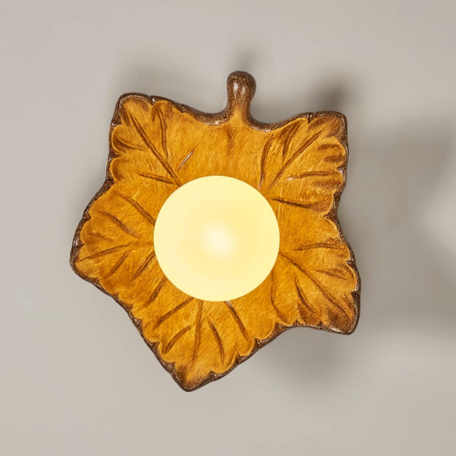 Maple Leaf Wall Light Elegant Organic - Letslighting