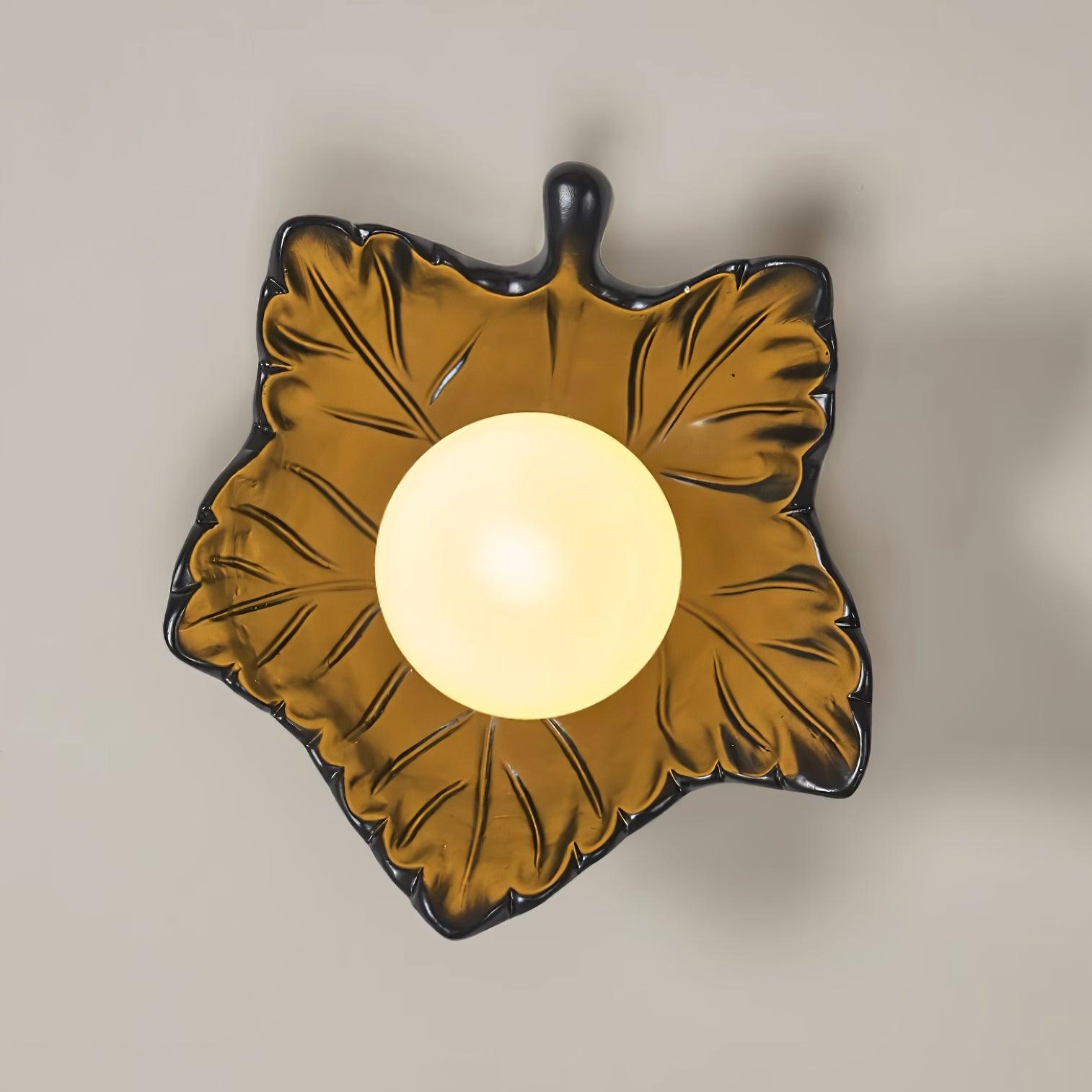 Maple Leaf Wall Light Elegant Organic - Letslighting