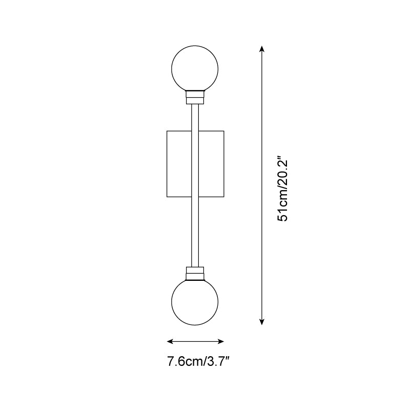 Mara Wall Lamp Dual-Globe - Letslighting