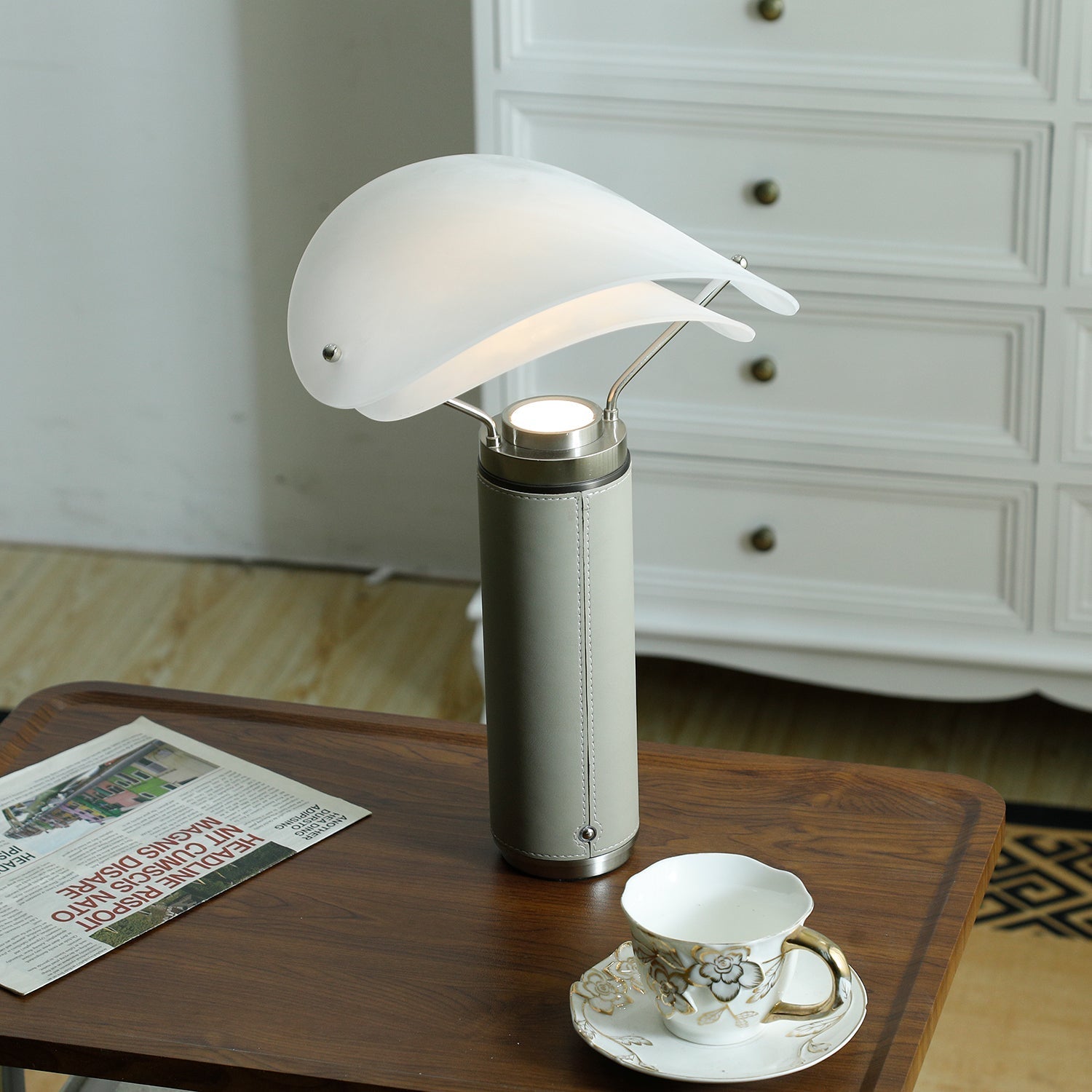 Inorielis Sculptural Travertine Table Lamp - Letslighting