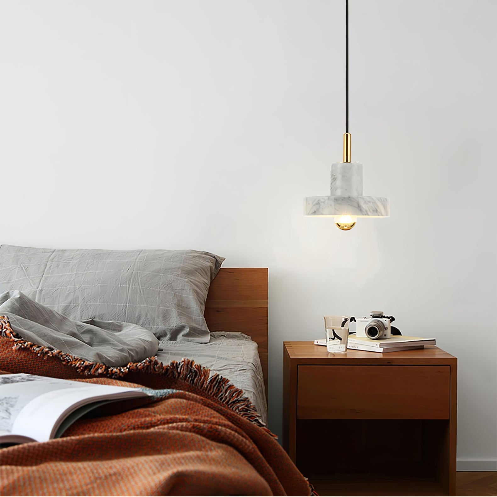 Cunorora Premium Nordic Art Aura Marble Pendant Lamp - Letslighting