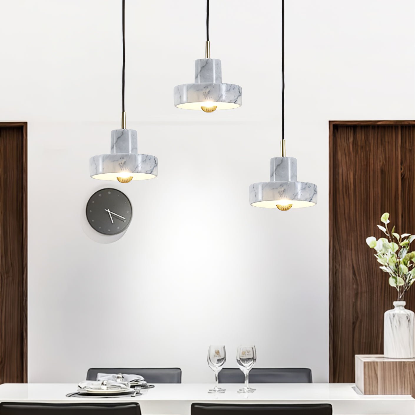 Cunorora Premium Nordic Art Aura Marble Pendant Lamp - Letslighting