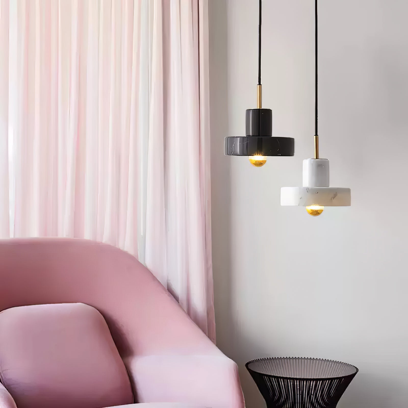 Cunorora Premium Nordic Art Aura Marble Pendant Lamp - Letslighting