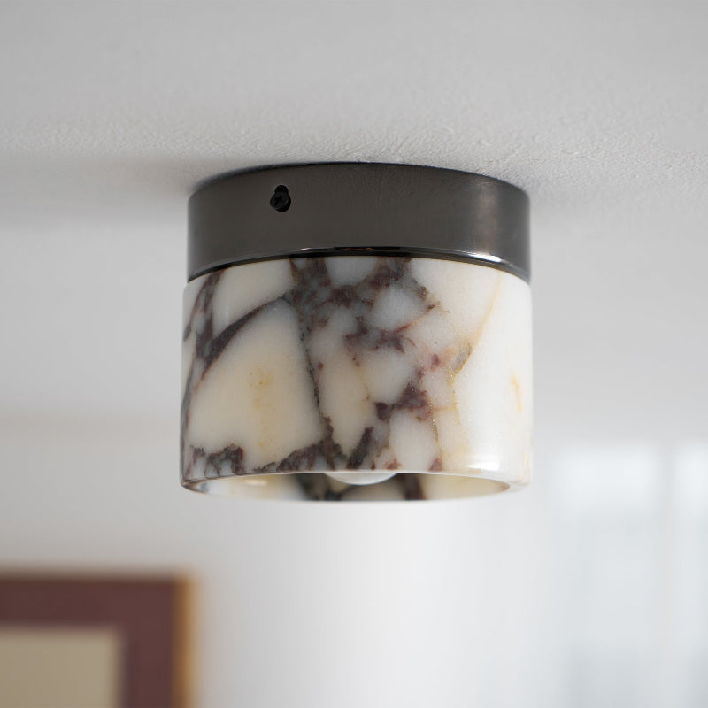 Ivinir Modern Minimalist Round Marble Ceiling Lamp - Letslighting