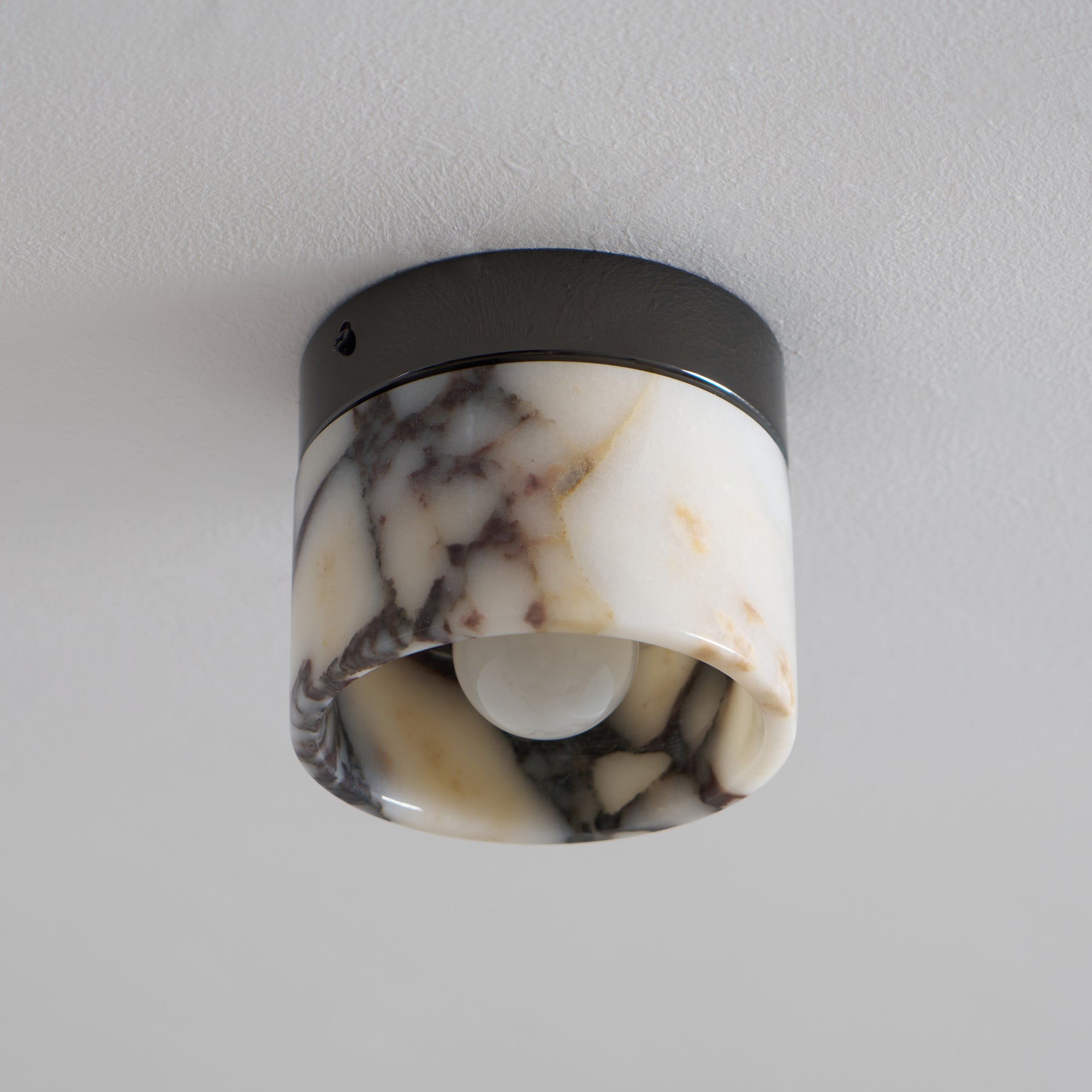 Ivinir Modern Minimalist Round Marble Ceiling Lamp - Letslighting
