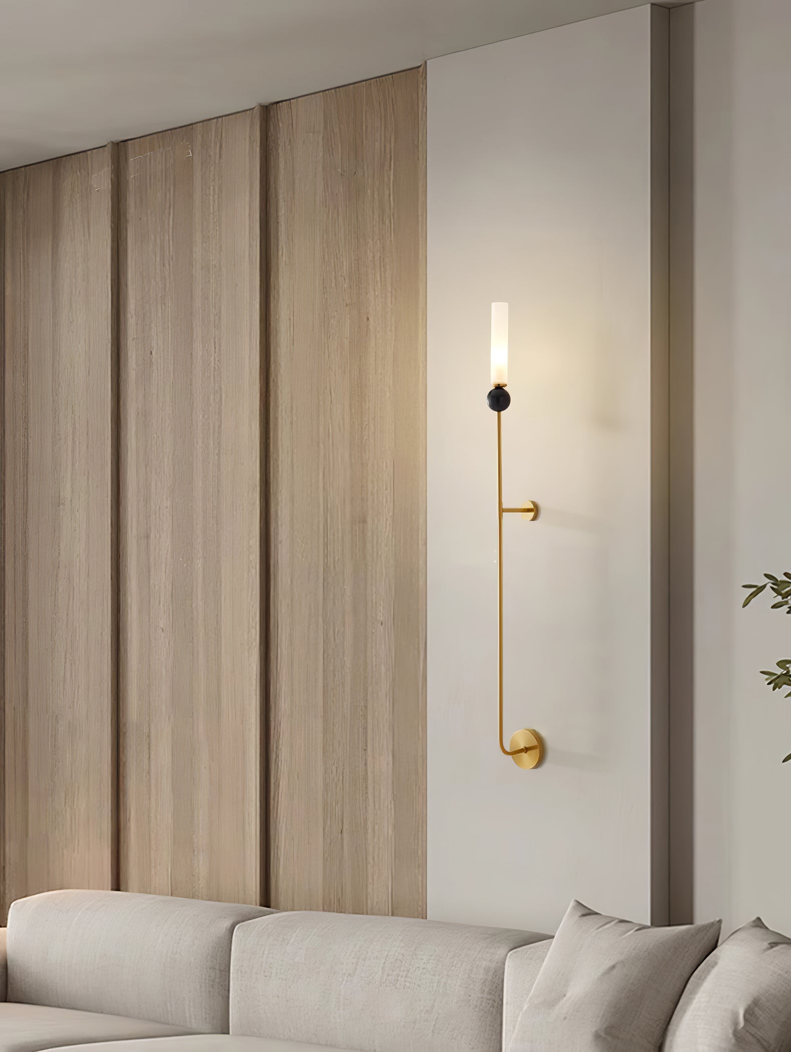 Casoreth Modern Minimalist Vertical Marble Wall Lamp - Letslighting