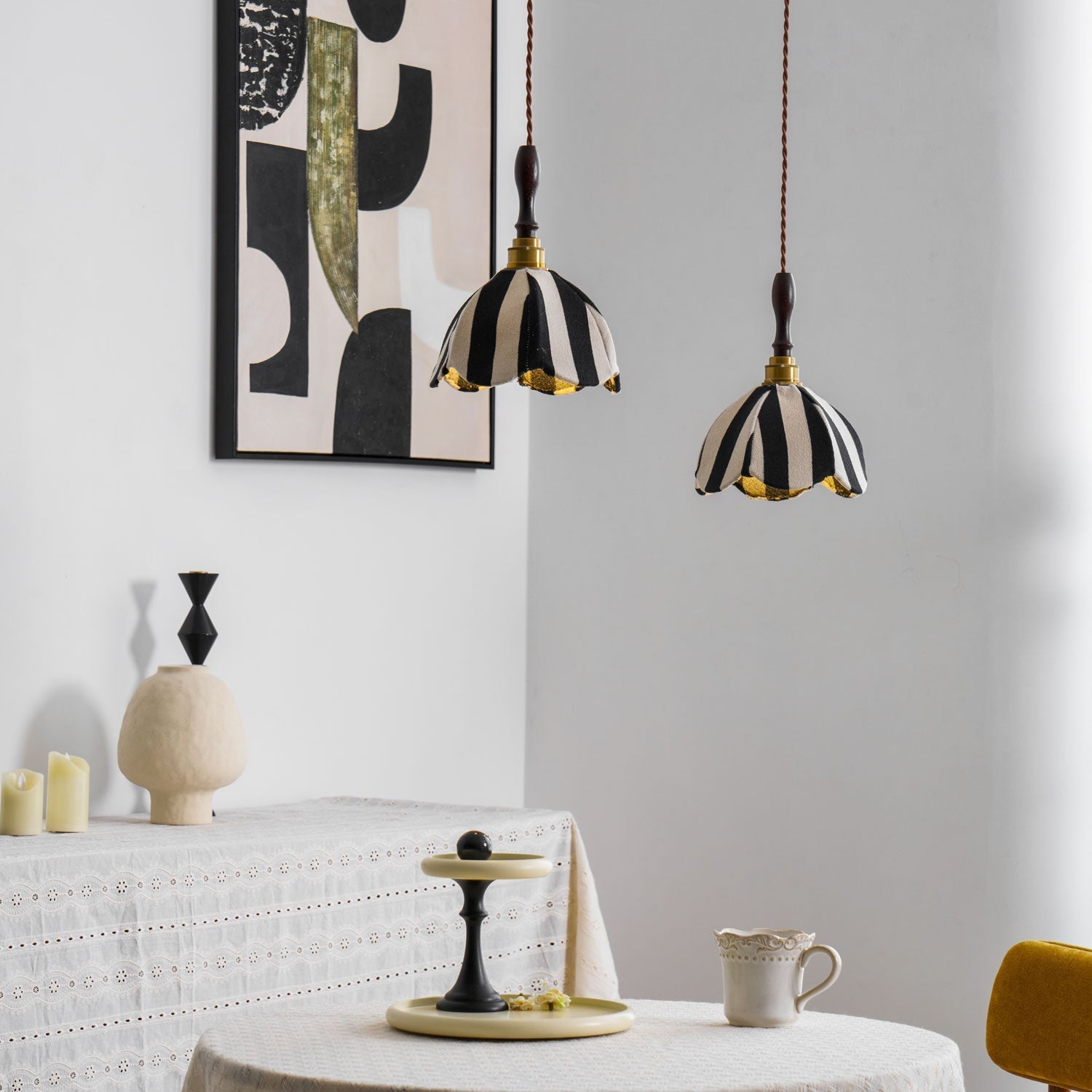 Isolder Fabric Pendant Light - Letslighting