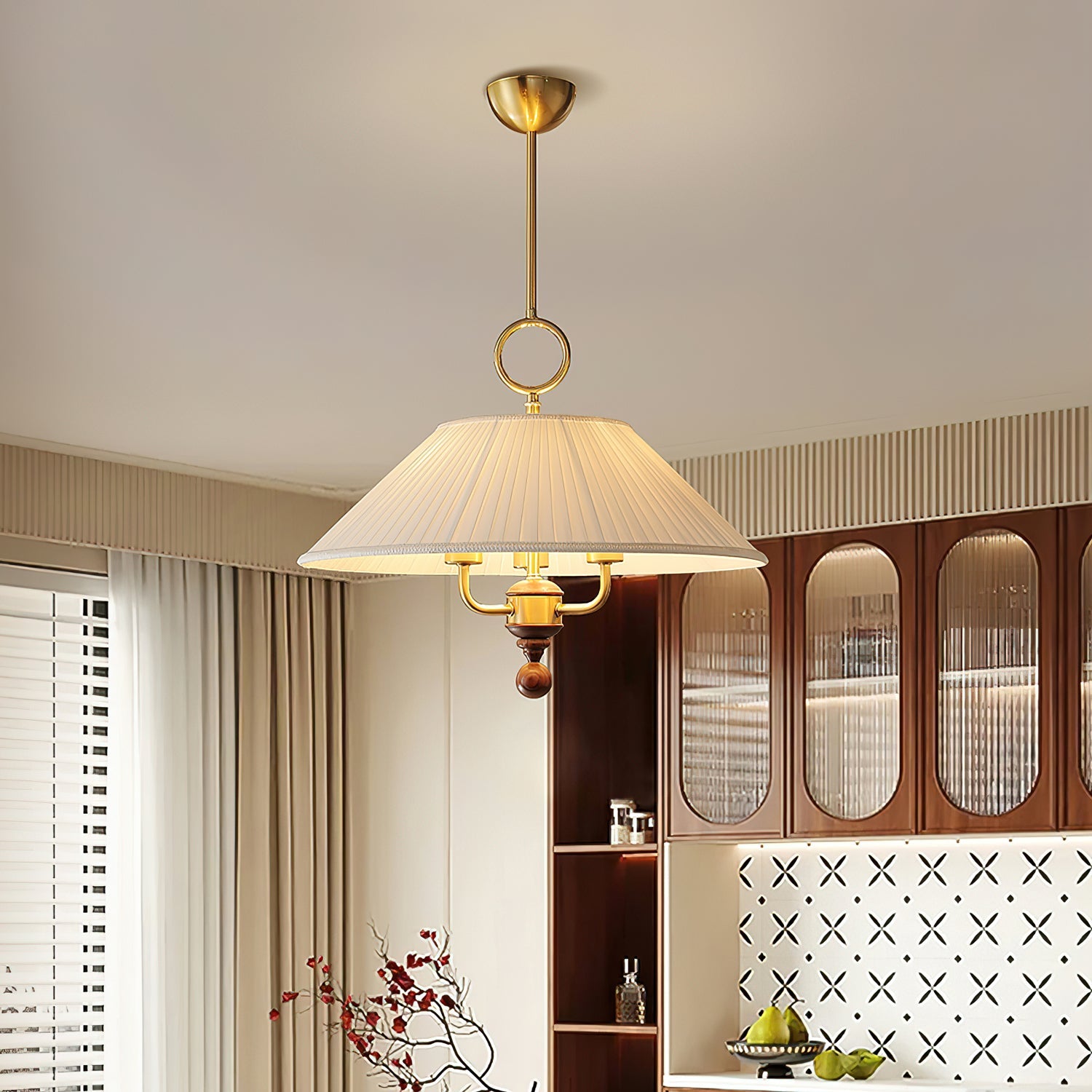 Marcellia Pleated Pendant Light - Letslighting