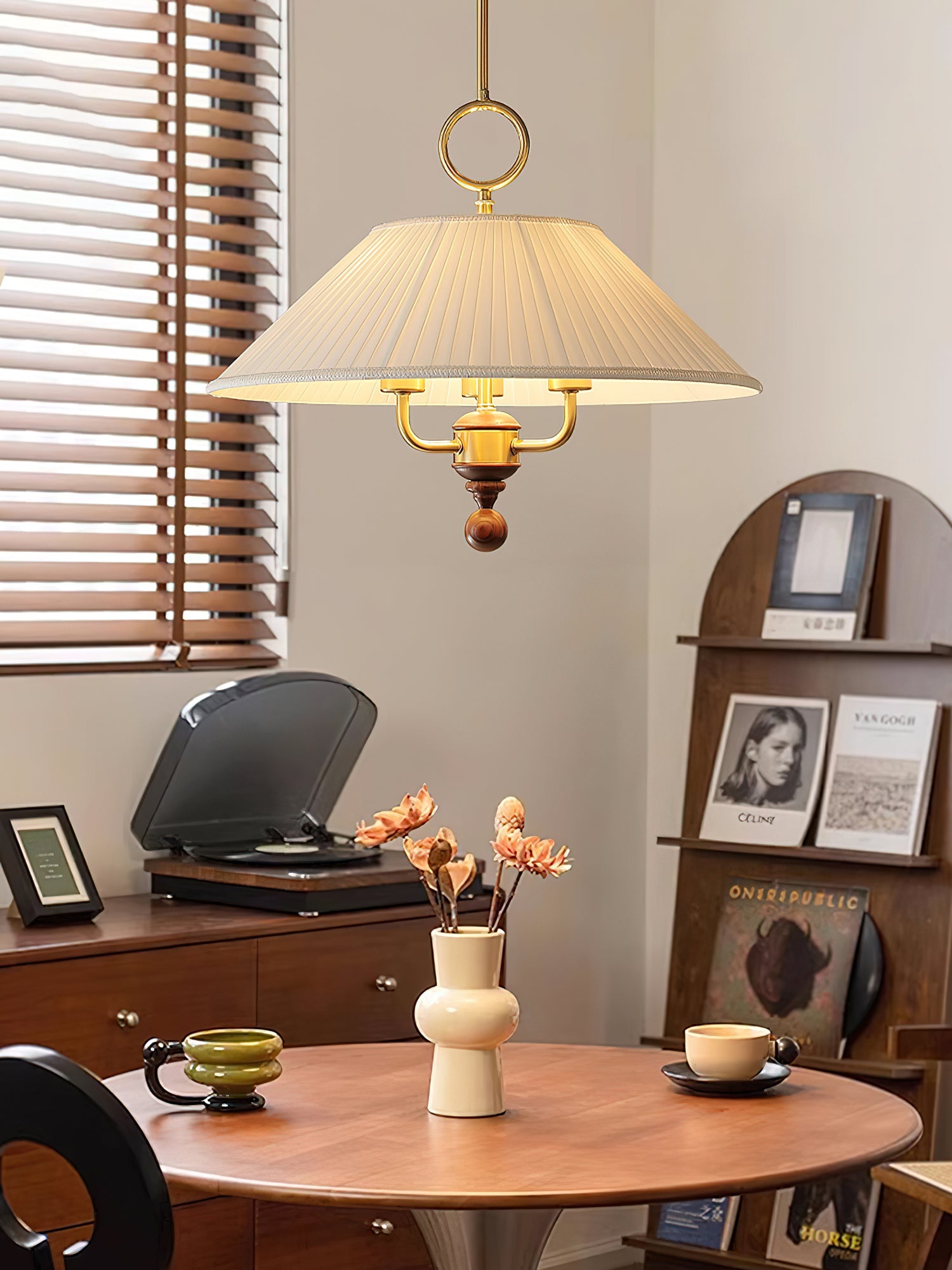Marcellia Pleated Pendant Light - Letslighting