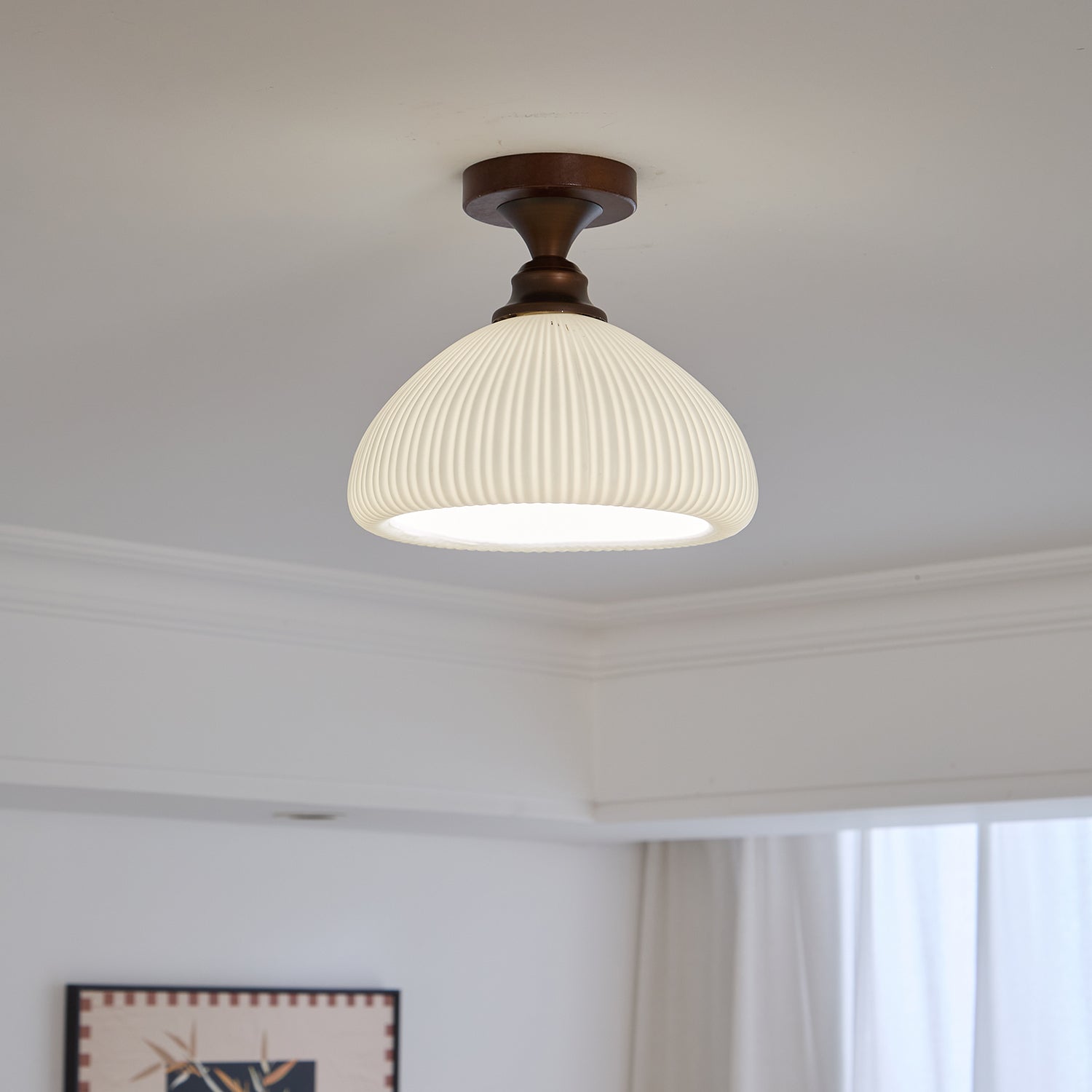 Alveneth Premium Nordic Art Glass Ceiling Lamp - Letslighting