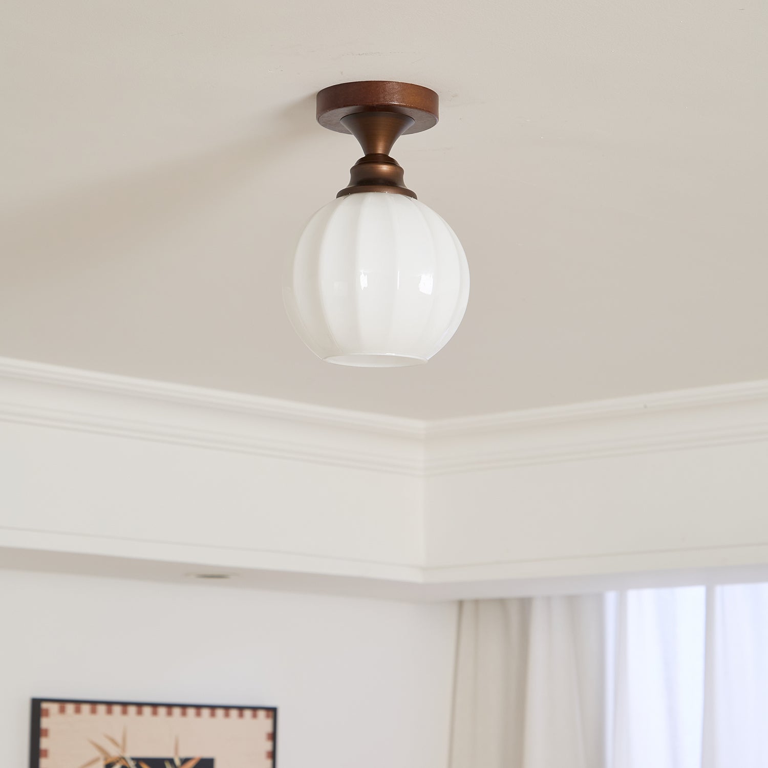 Alveneth Premium Nordic Art Glass Ceiling Lamp - Letslighting