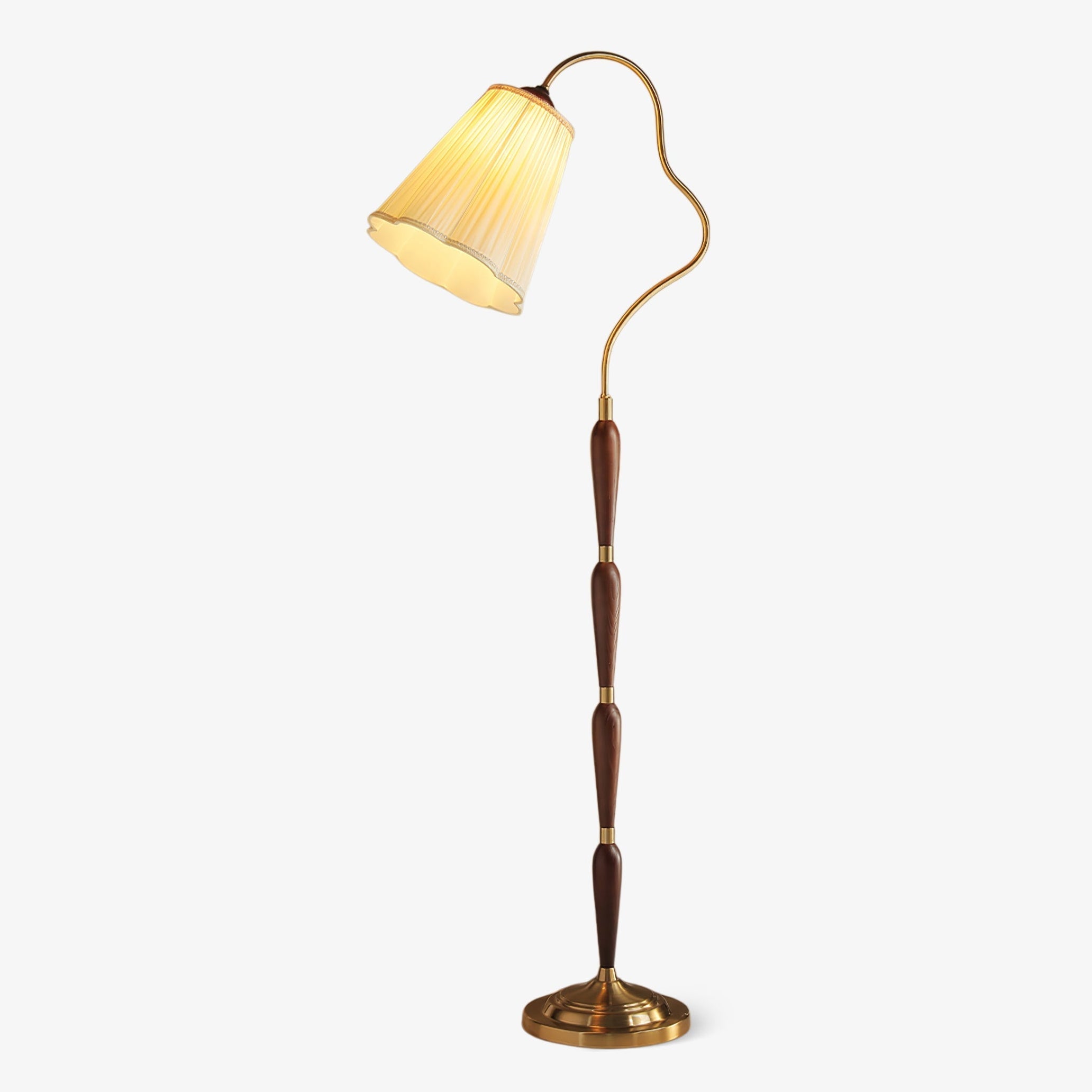 Foster Vintage Wood Floor Lamp - Letslighting