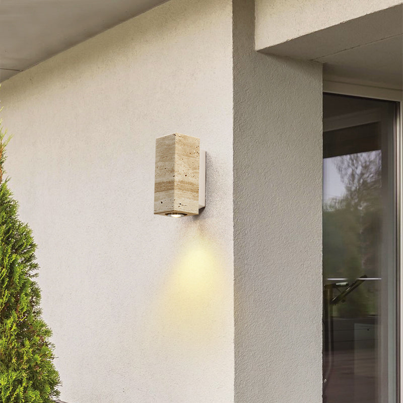 Uvineth Modern Minimalist Travertine Wall Lamp - Letslighting