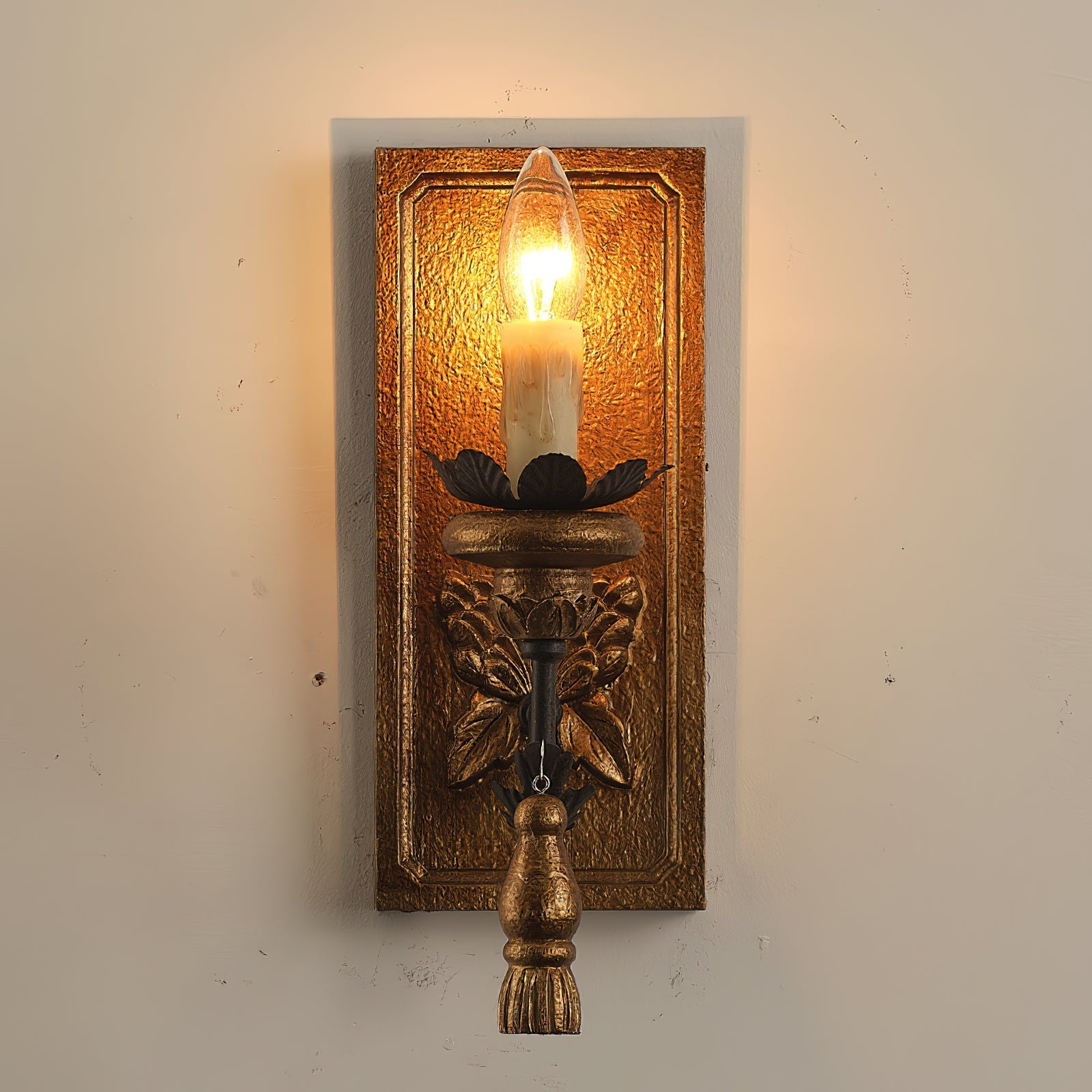 Lydorira Vintage Premium Elegance Wood Wall Lamp - Letslighting