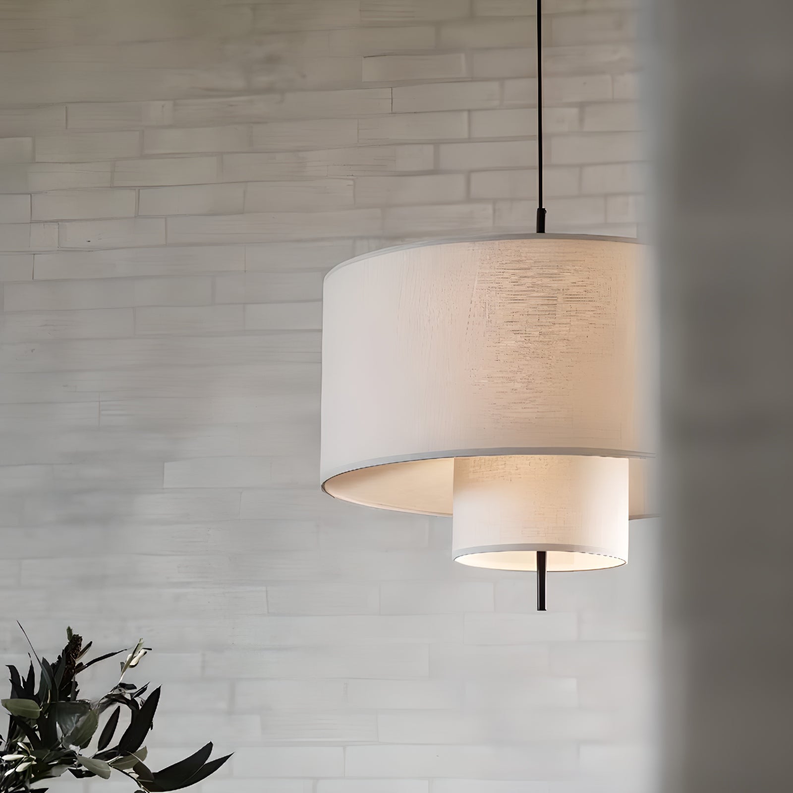 Ulphaa Modern Minimalist Fabric Pendant Lamp - Letslighting