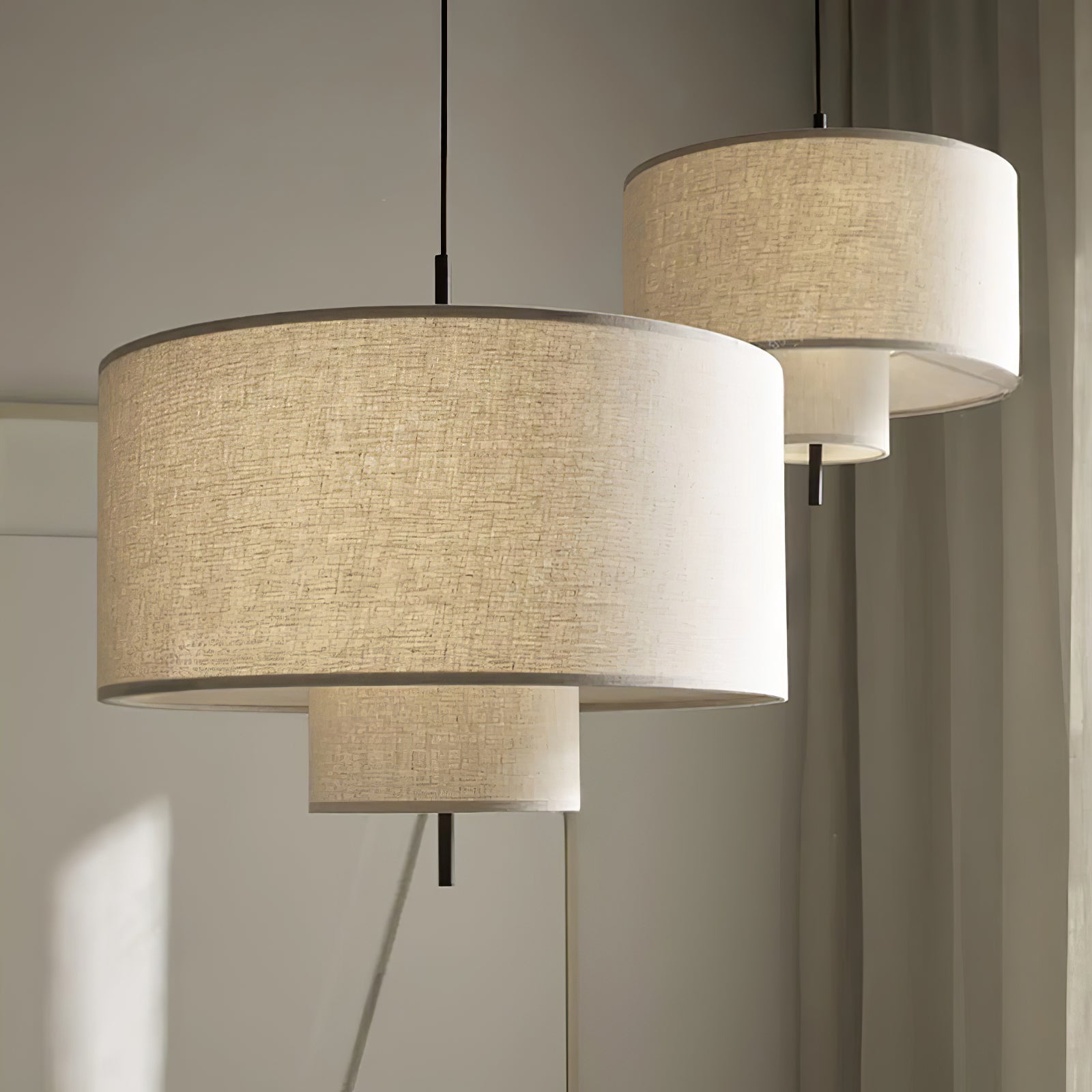 Ulphaa Modern Minimalist Fabric Pendant Lamp - Letslighting