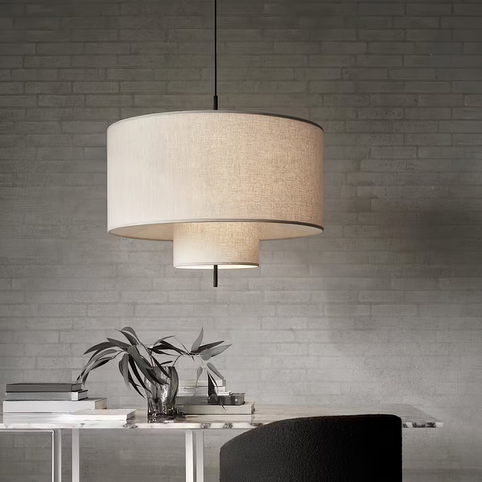 Ulphaa Modern Minimalist Fabric Pendant Lamp - Letslighting
