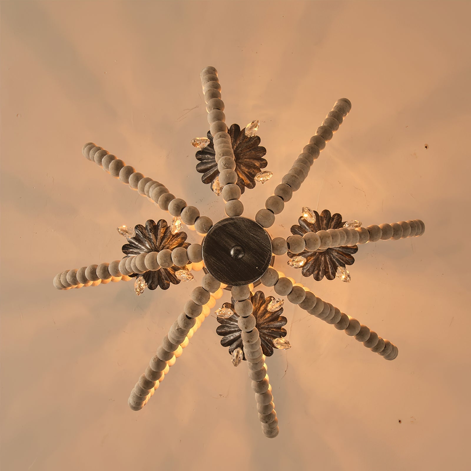 Ulthaara Individual Creativity Wood Crystal Chandelier - Letslighting