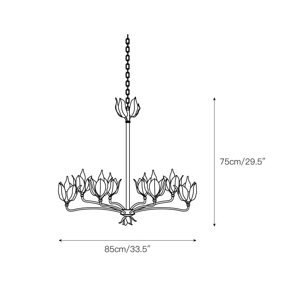 Syvenira Individual Creativity Tulip Chandelier - Letslighting