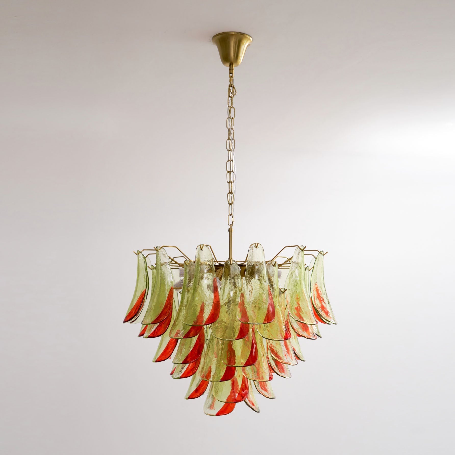 Aurora Chandelier Murano Glass Petal Elegant - Letslighting