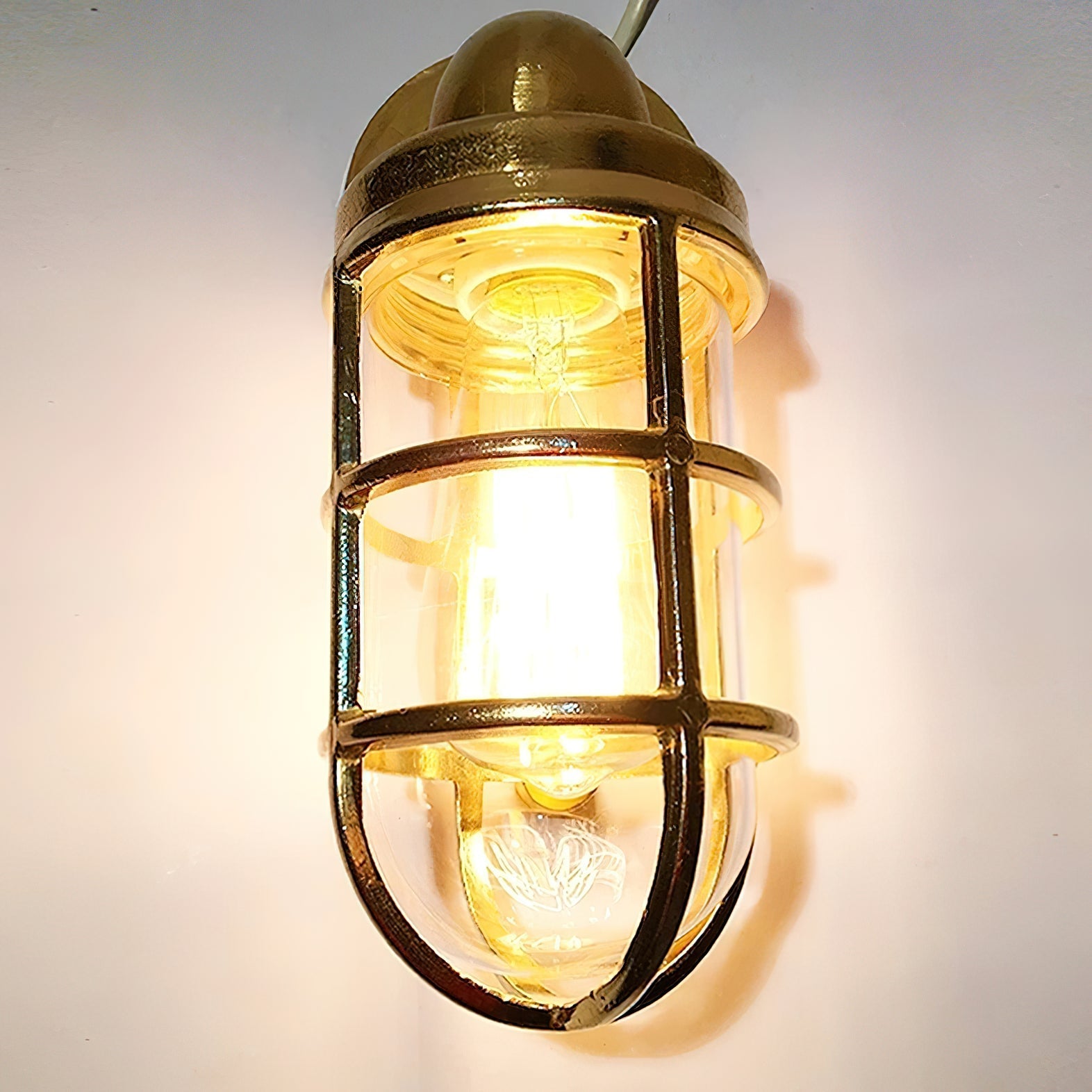 Evthaia Vintage Industrial Glass Wall Lamp - Letslighting