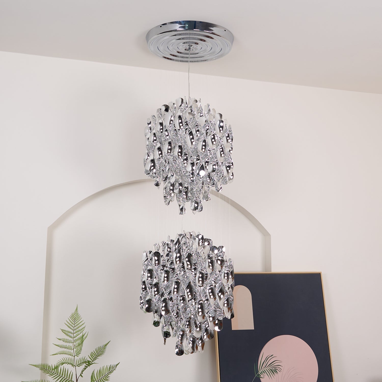Isoran Luxe Acrylic Chandelier - Letslighting