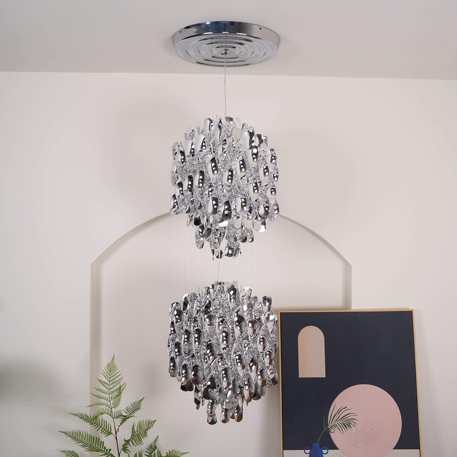 Isoran Luxe Acrylic Chandelier - Letslighting
