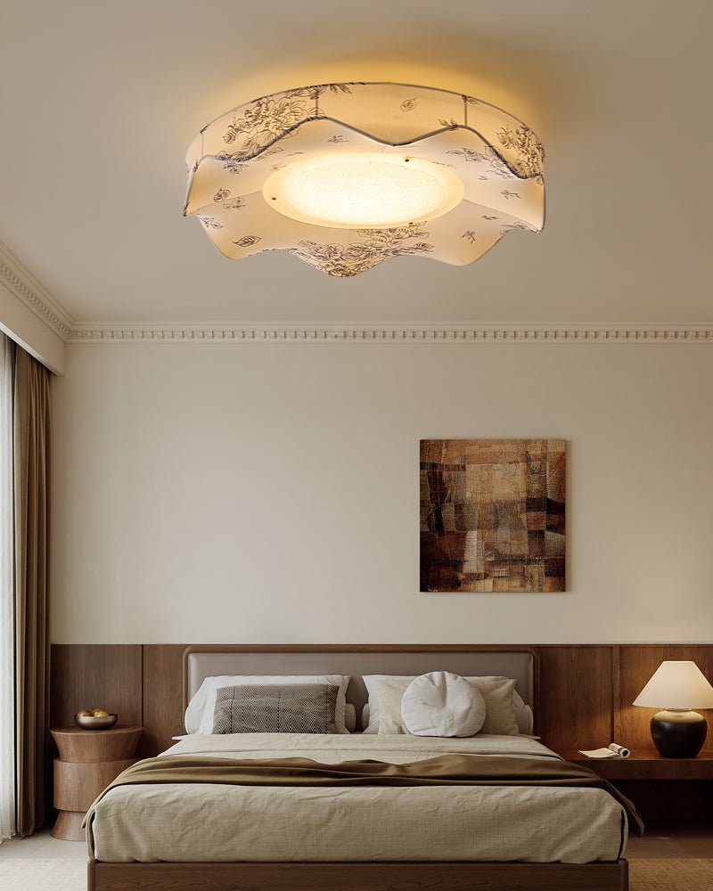 Arvele Premium Nordic Art Fabric Ceiling Light - Letslighting