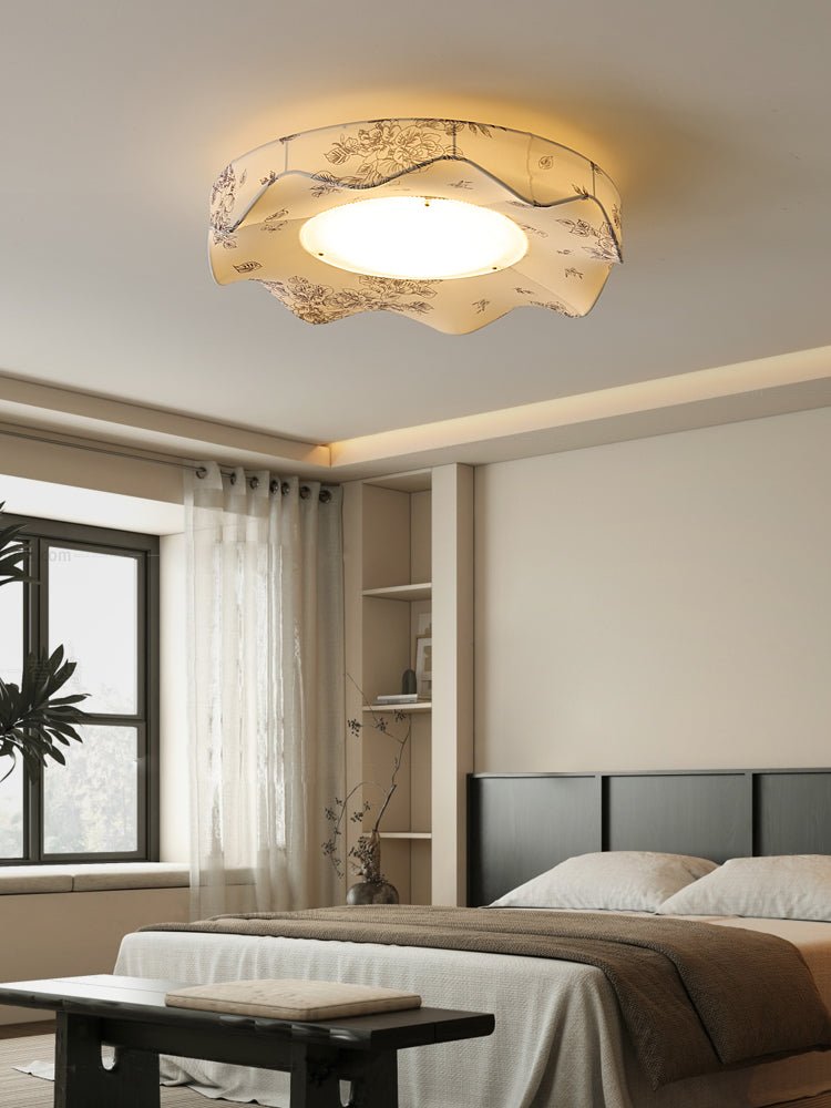 Arvele Premium Nordic Art Fabric Ceiling Light - Letslighting