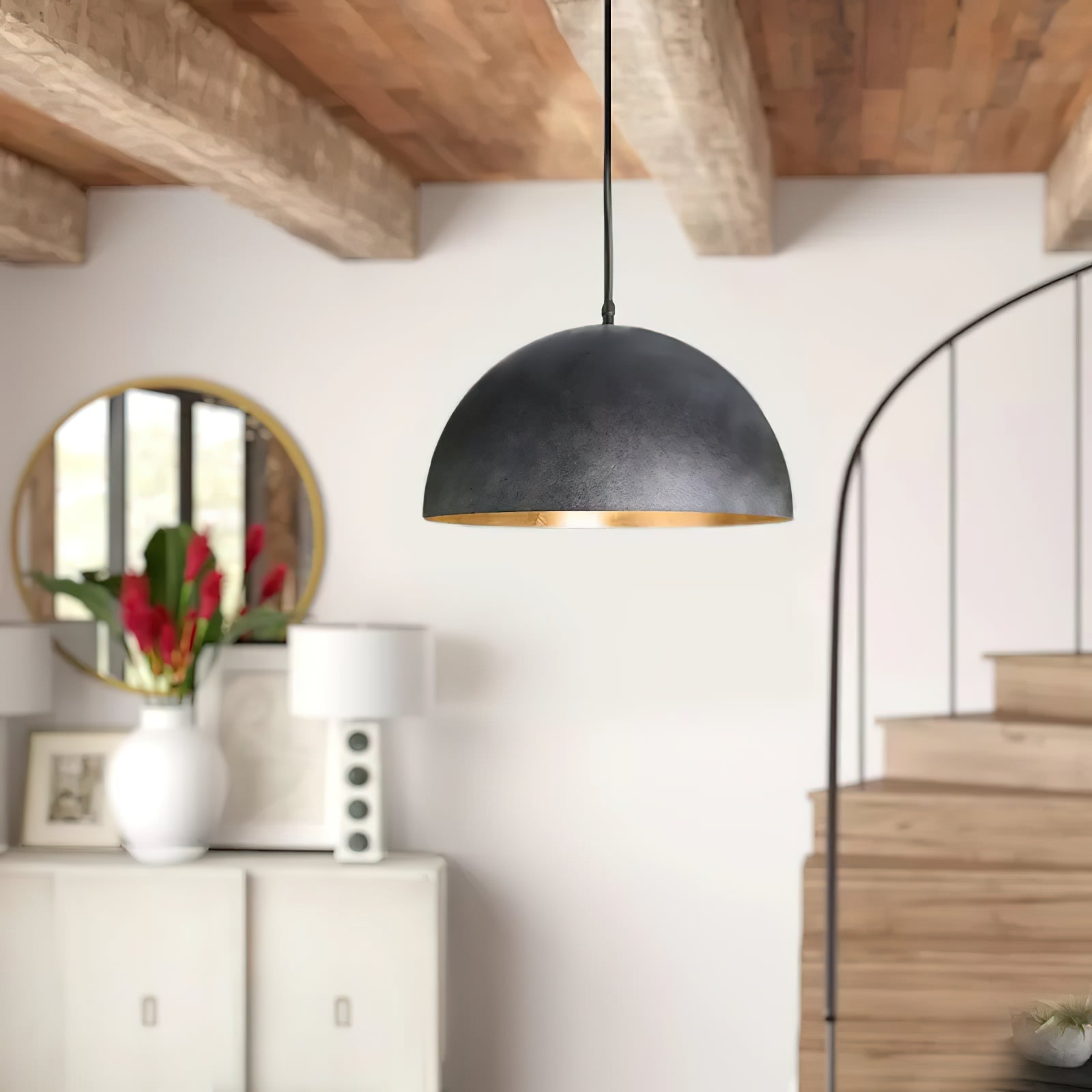 Lustra Pendant Lamp Dome Bowl for Dining Room - Letslighting
