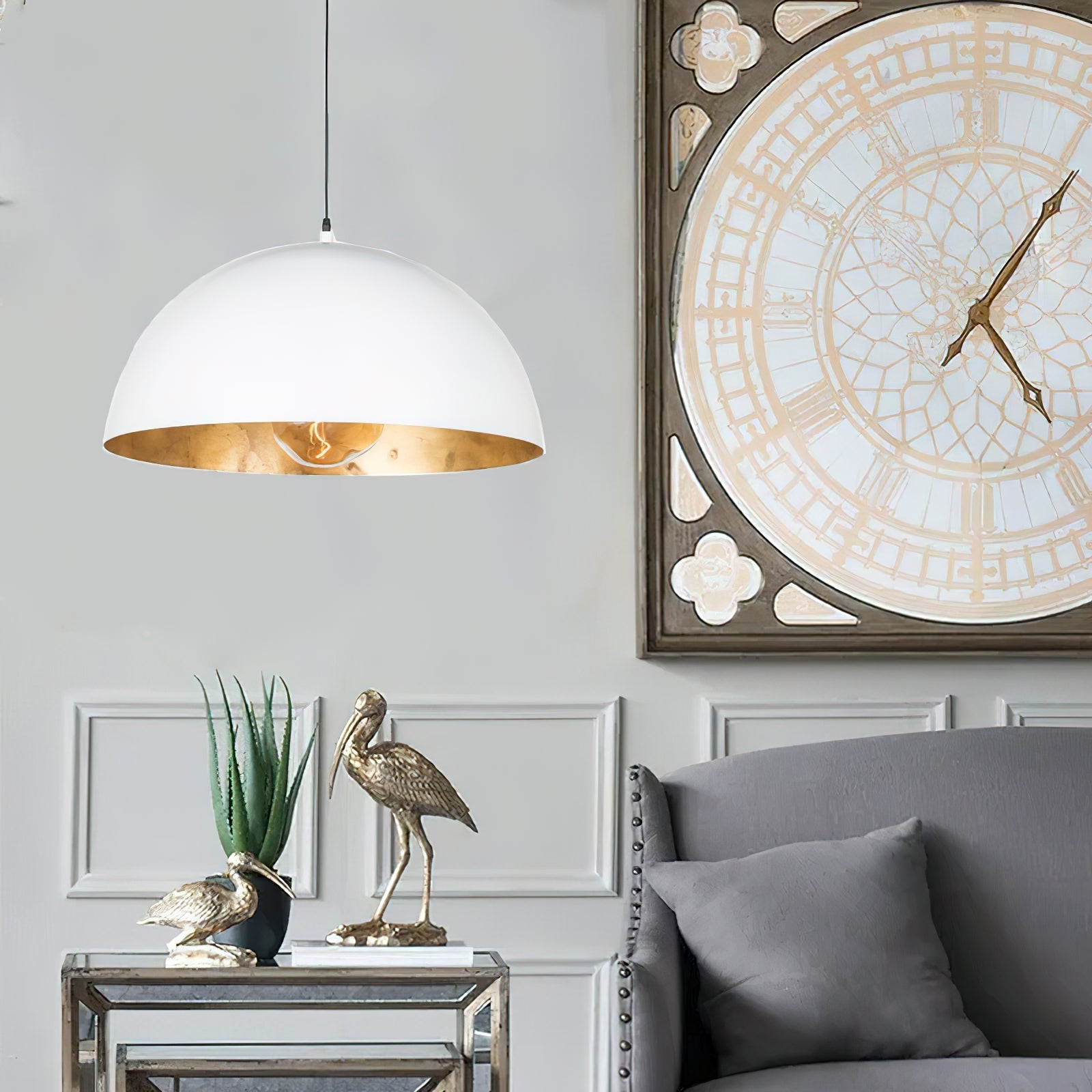 Lustra Pendant Lamp Dome Bowl for Dining Room - Letslighting