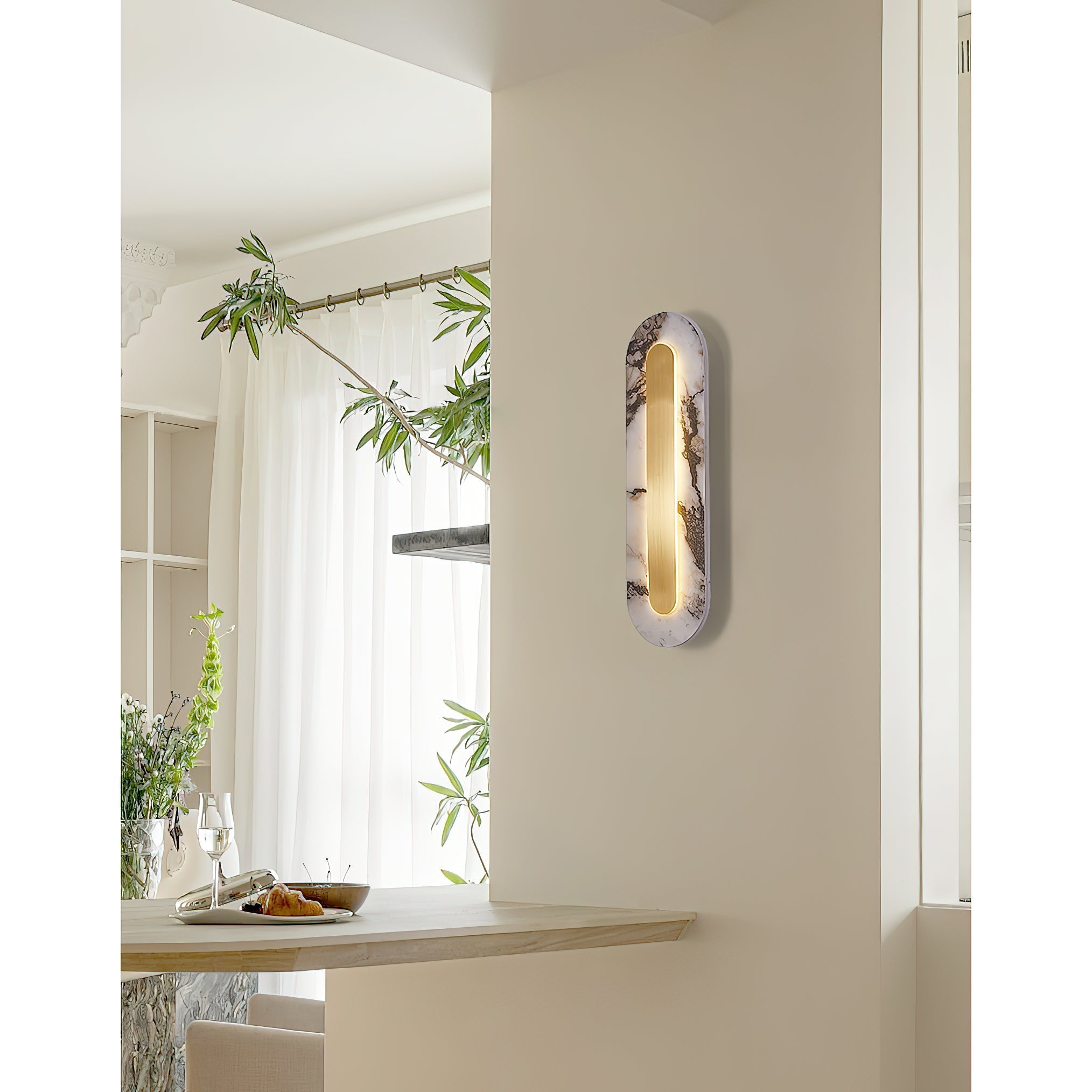 Marmo Modern Minimalist Marble Wall Lamp - Letslighting