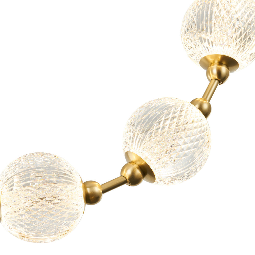 Myphais Modern Minimalist Beaded Plastic Chandelier - Letslighting