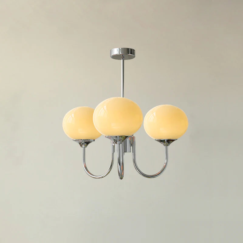 Aria Retro Art Deco Globe Chandelier