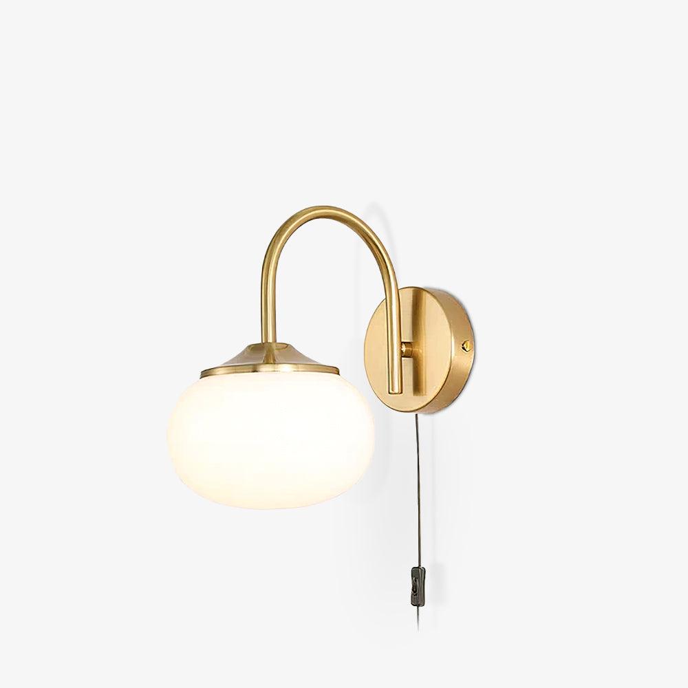 Dutiful Premium Nordic Art Plug-in Glass Sconce Wall Lamp - Letslighting
