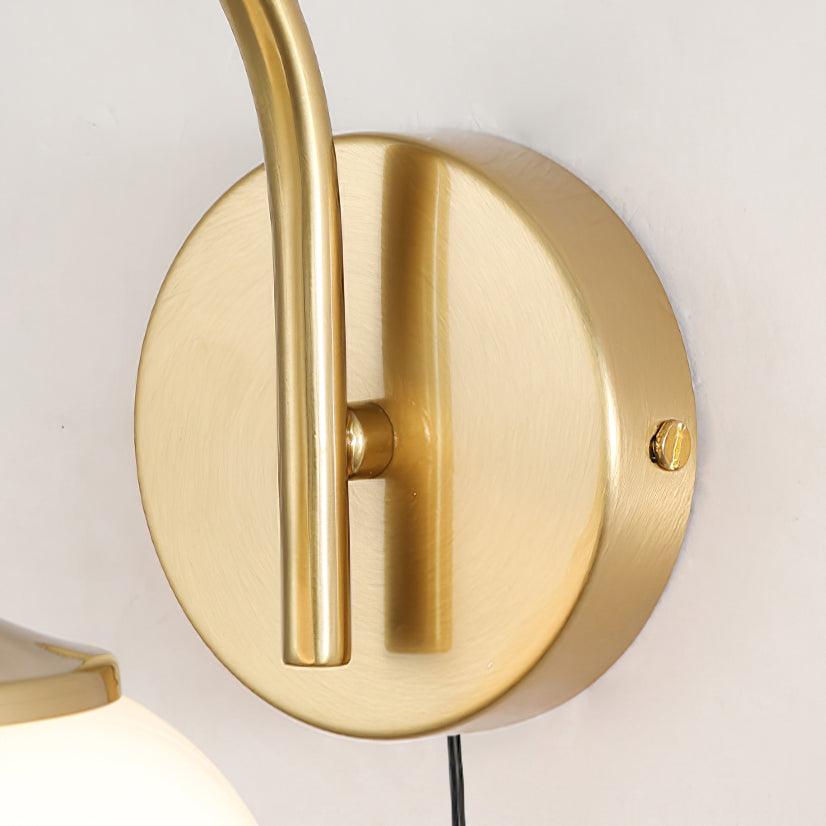 Dutiful Premium Nordic Art Plug-in Glass Sconce Wall Lamp - Letslighting