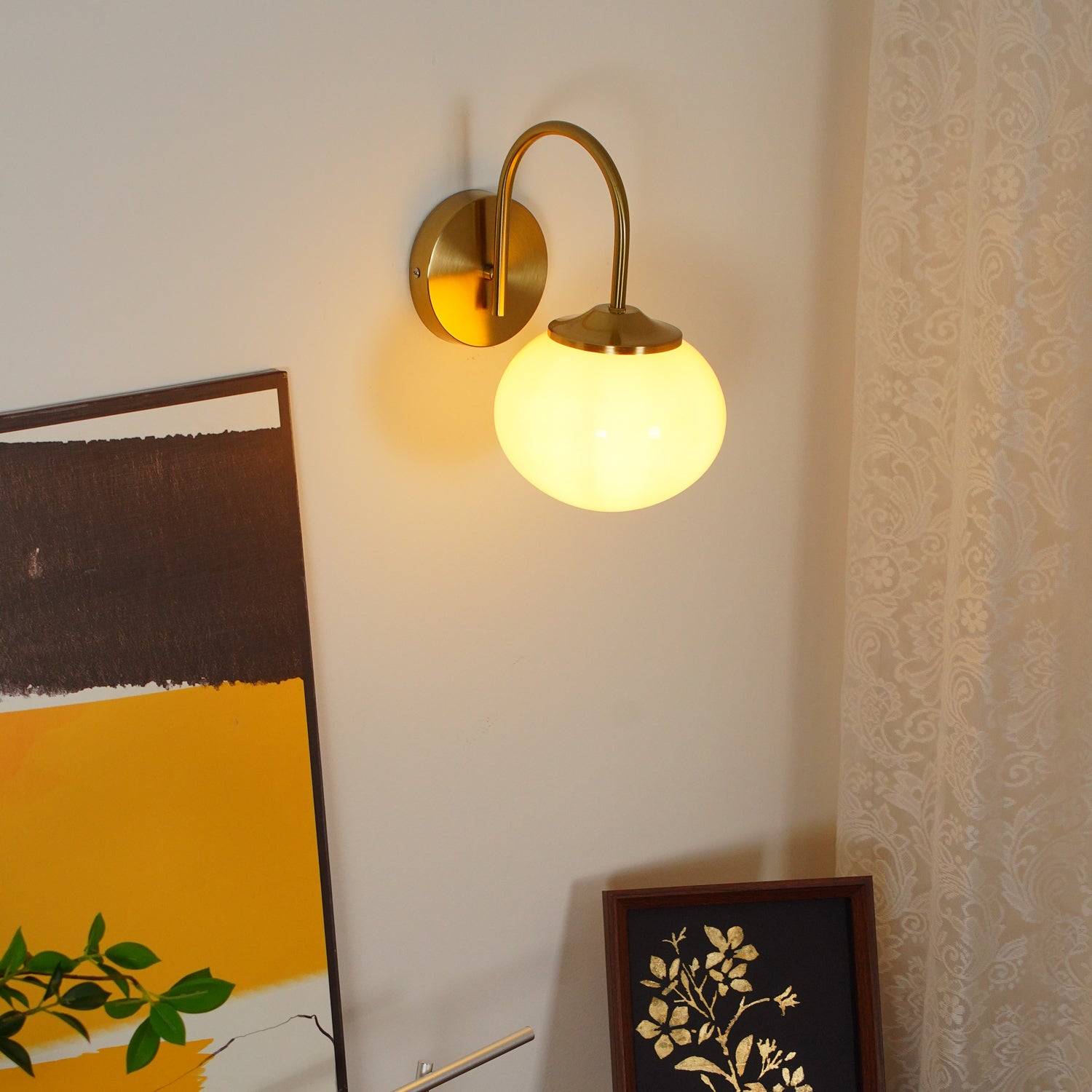 Doyle Premium Nordic Art Glass Wall Lamp - Letslighting