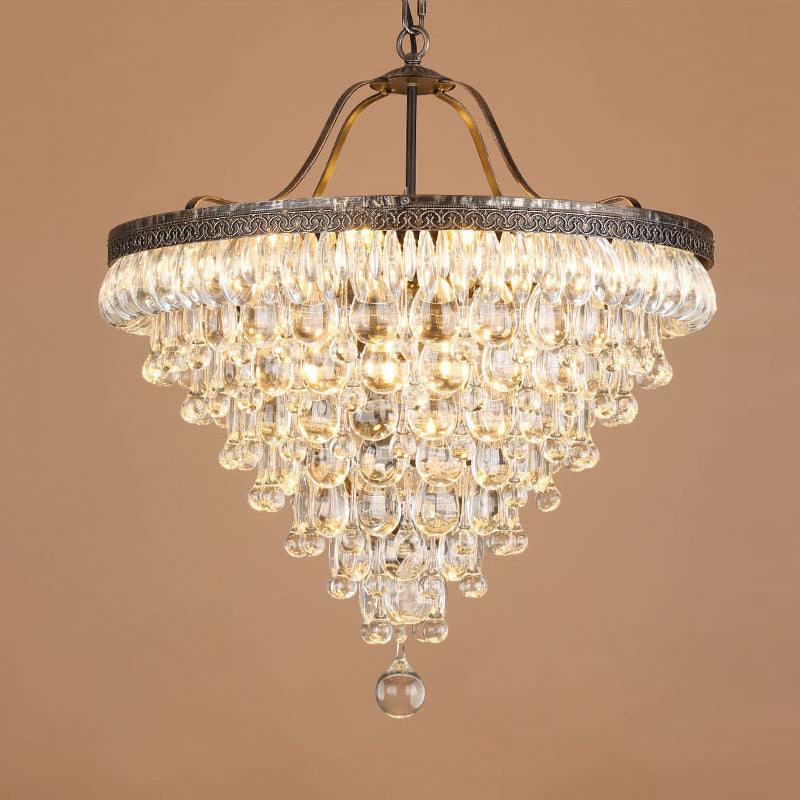 Blink Unique Inverted Pyramid Crystal Chandelier - Letslighting