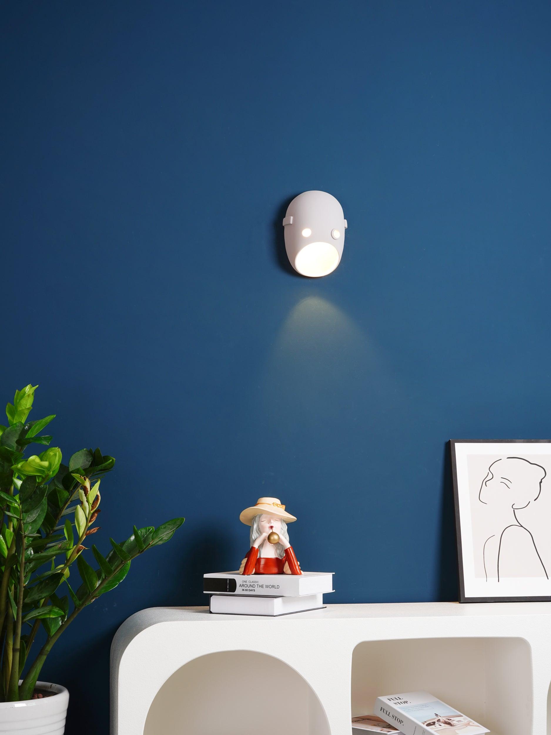 Mask Individual Creativity Resin Wall Light - Letslighting