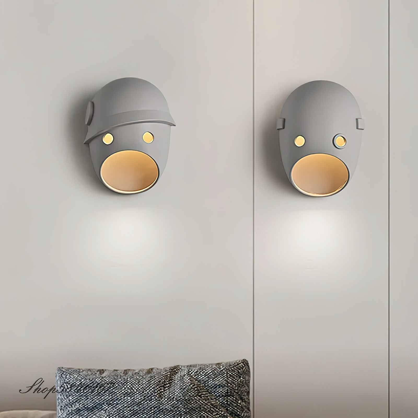 Mask Individual Creativity Resin Wall Light - Letslighting