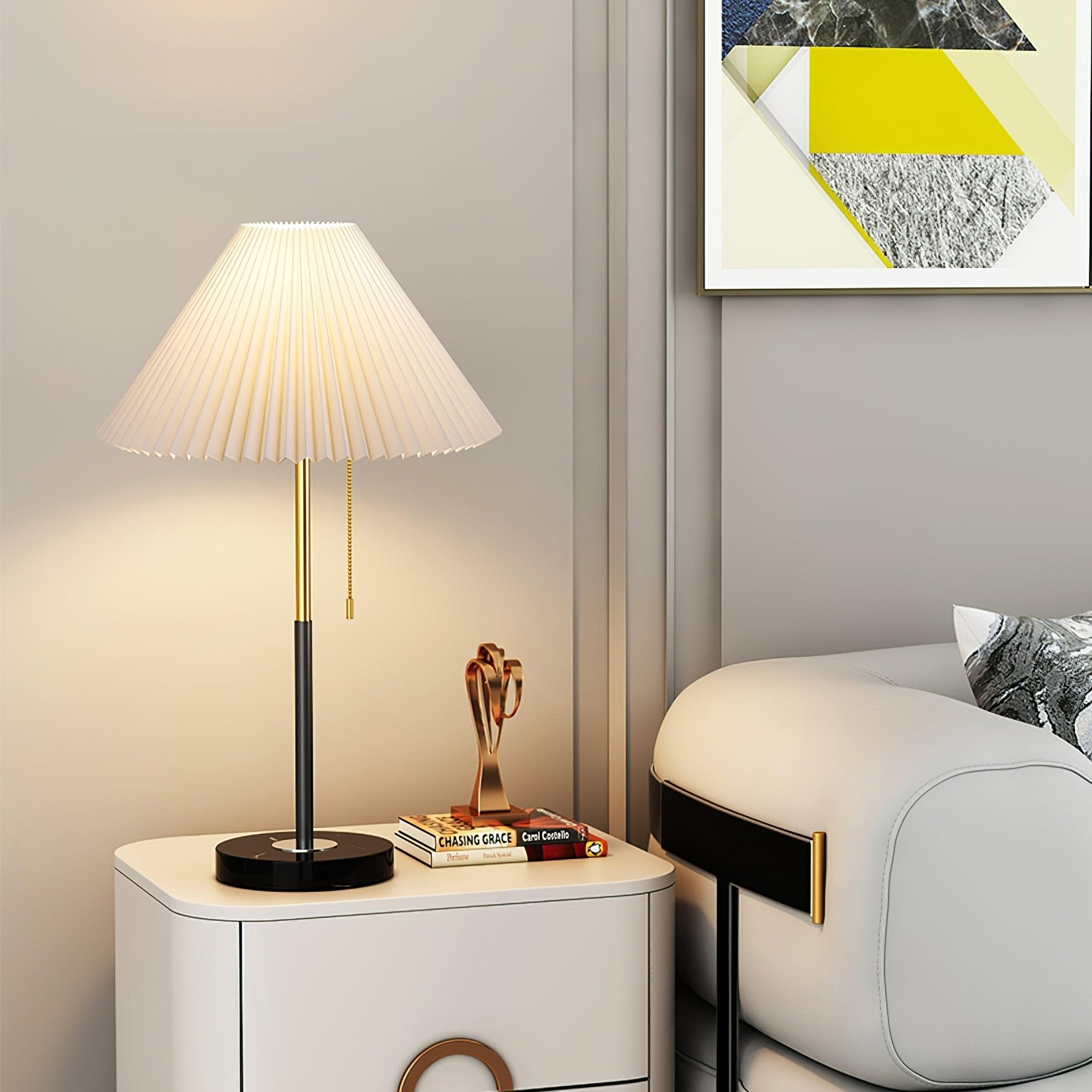 Claudia Minimalist Marble Table Lamp - Letslighting