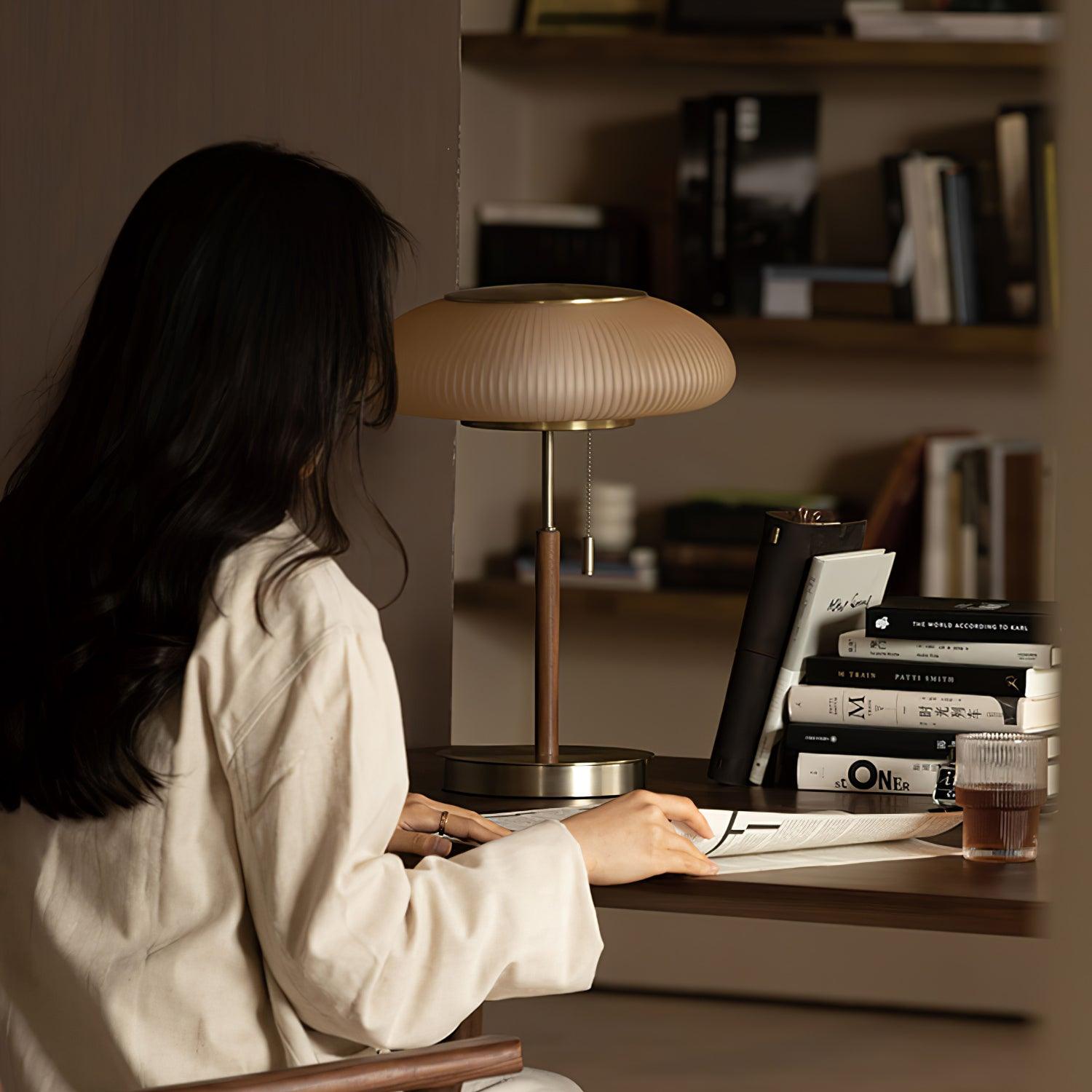 Glimmce Wood Table Lamp - Letslighting